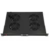 Panel de ventiladores Extralink 19 pulgadas 4 ventiladores con termostato
