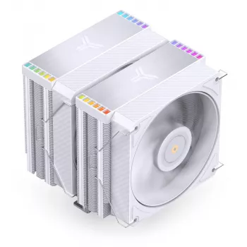 Disipador de CPU Jonsbo HX6280, PWM, RGB - 130 mm, blanco
