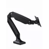 Soporte para monitor GEMBIRD MA-DA1-03 para pantallas de 17–35 pulgadas, 10 kg, VESA 75x75–100x100, pinza de mesa/pasacables de mesa, negro