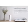 MikroTik Audience RBD25G-5HPacQD2HPnD punto de acceso Mesh tribanda, Wi-Fi 5 (802.11ac), 2,4 GHz + 2x 5 GHz, 1733 Mbit/s, 2x Gigabit LAN, PoE, RouterOS L4, blanco