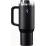 Vaso térmico Lurch BIG CUP 1,2L, acero inoxidable de doble pared con aislamiento al vacío, negro