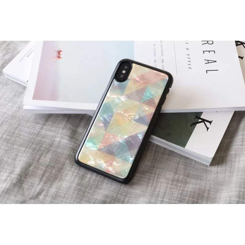 Funda para smartphone iKins para iPhone XS / iPhone XS Mosaic negro