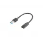 Cable USB Lanberg AD-UC-UA-03 USB 3.2 Gen 1 0,15 m