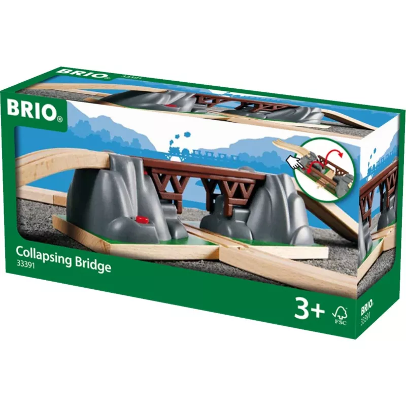 BRIO World puente colapsable