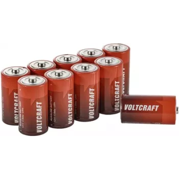 VOLTCRAFT Industrial pila LR14 Baby (C) alcalina de manganeso 8000 mAh 1,5 V 10 uds. (VC-14066395)