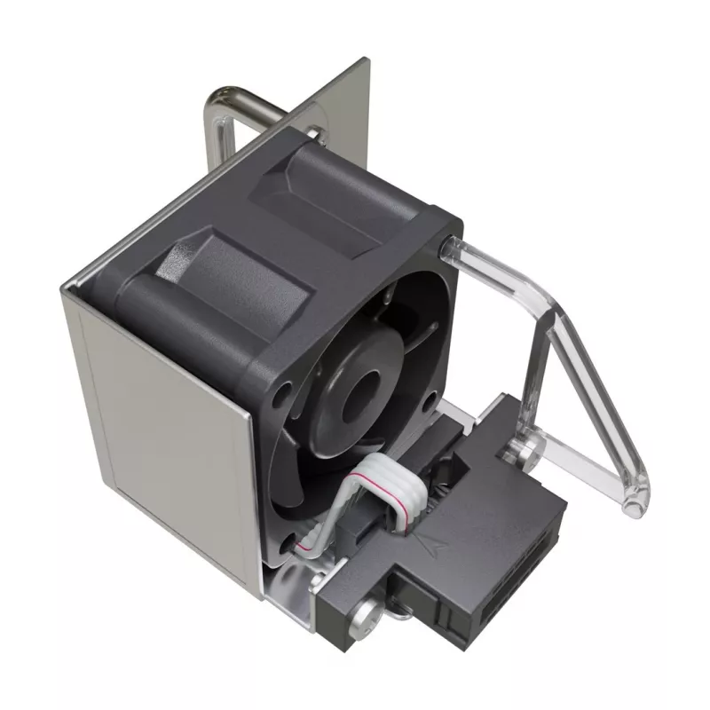 Ventilador Mikrotik MT-HOTSWAPFAN negro acero inoxidable compatibilidad Mikrotik CCR2216-1G-12XS-2XQ