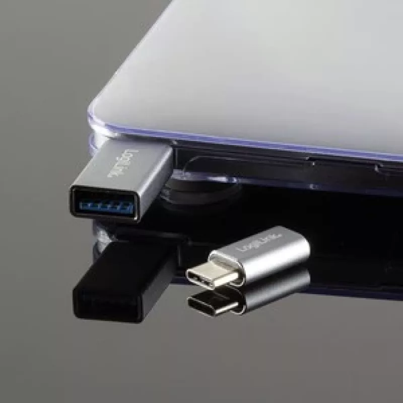 LogiLink AU0042 adaptador USB-C a USB 3.2 Gen 1 conector macho A diseño compacto