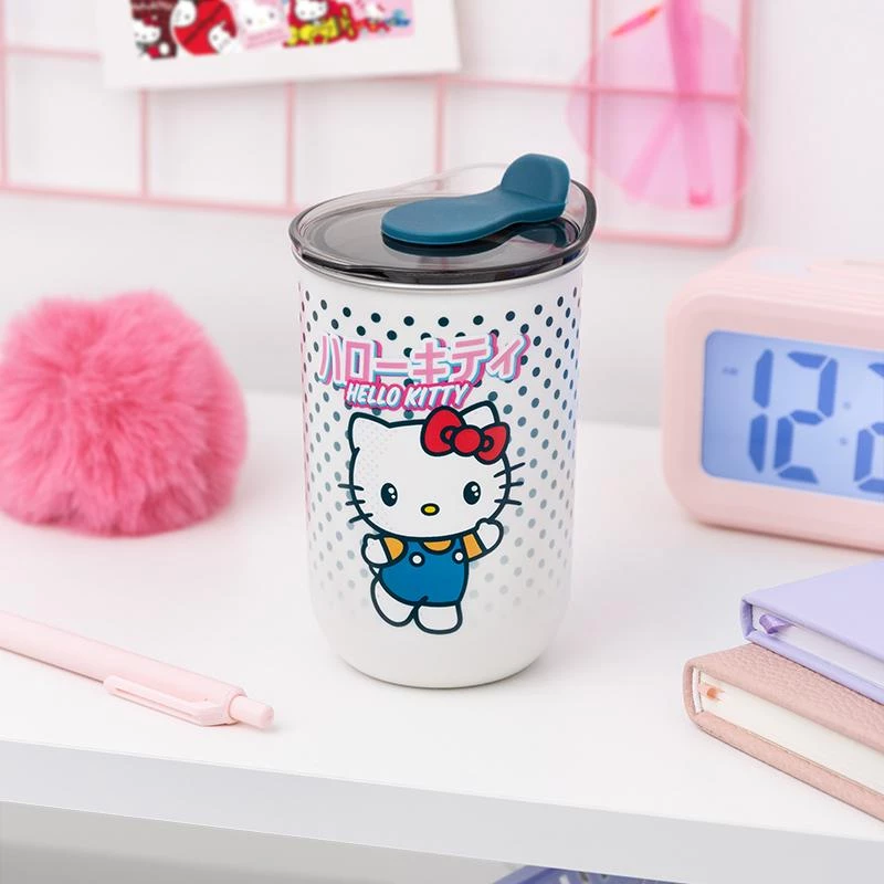 Vaso térmico de viaje Paladone PP13768HK Hello Kitty 400 ml acero inoxidable