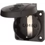 MENNEKES Elektrotechnik GmbH & Co. KG Toma Schuko de superficie 16A 2p+E 230V negro 11032 (11032)