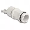 Prensaestopas M28 DELOCK, plástico, gris, con sujeción para brida, 1 ud.