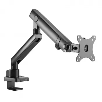 Brazo para monitor SILVERSTONE SST-ARM13 — soporte individual ajustable en altura compatible con VESA, Plateado
