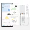 Medidor de energía AEOTEC AEOEZWA046C3A60 — tres pinzas 60 A con Z-Wave para monitorización monofásica o trifásica