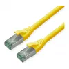 Cable de red ROLINE Recycled Material 21.45.3227 RJ-45 Cat6a 10 m amarillo