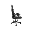 Silla gaming FURY Avenger XL Universal con asiento acolchado negro y blanco