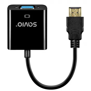 Adaptador HDMI-VGA Savio AK-75