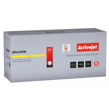Cartucho de tóner ActiveJet ATH-216YN amarillo, compatible con HP 216A (W2412A), 850 páginas, pack individual