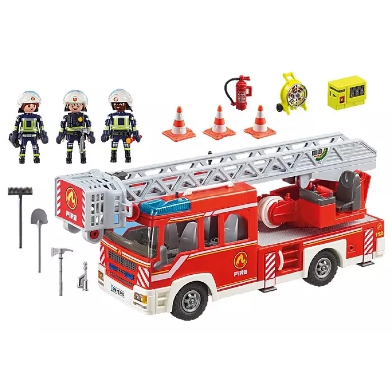 Camión Playmobil escala de bomberos unidad 9463