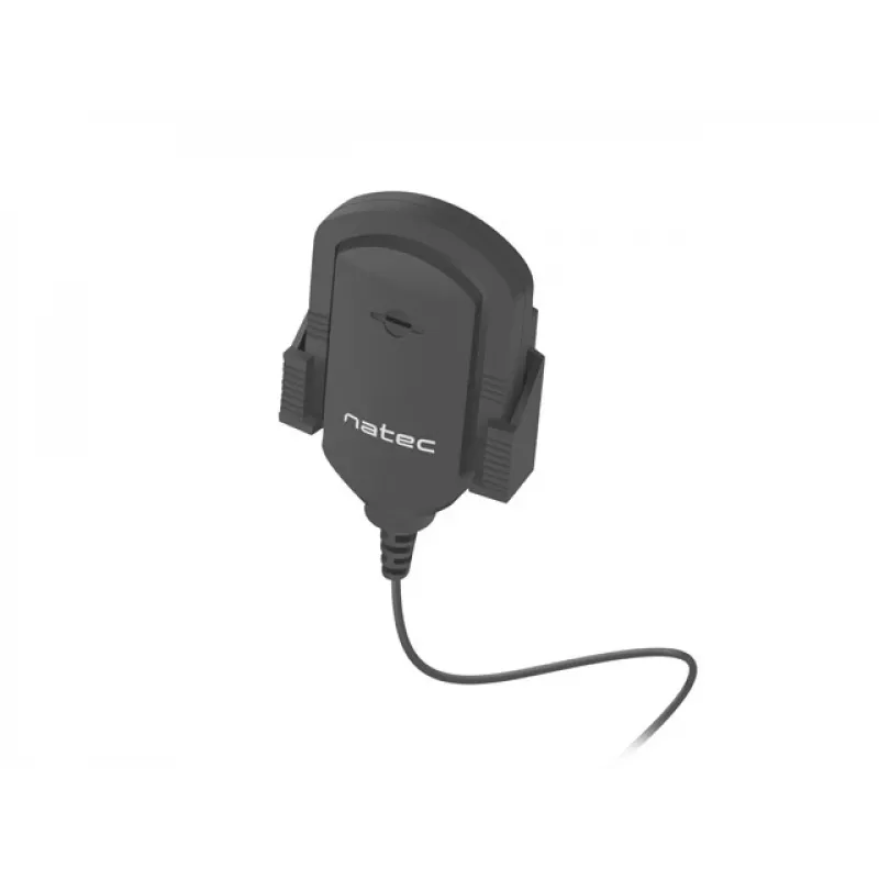 Micrófono de corbata NATEC NMI-1352, con cable 3,5 mm, sensibilidad -58 dB, 50–16000 Hz, cable de 1,8 m, 20 g