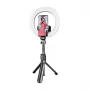 Trípode palo selfie Puluz TBD0595696701A con anillo de luz LED integrado