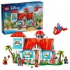 LEGO Disney Set 43268 Casa de la playa – casa modular para construir, 834 piezas, 5 minifiguras, edad 9+