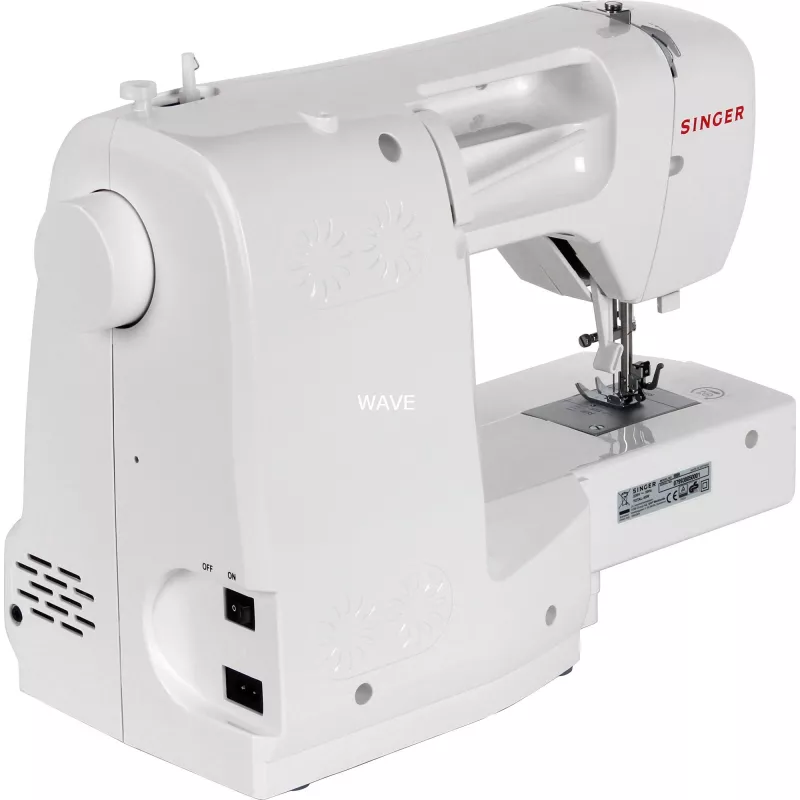 Máquina de coser Singer 6699, electrónica, blanca, rosa