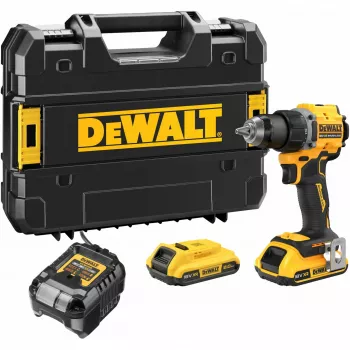 Atornillador a batería DeWalt DCD794D2T-QW 18V con 2x baterías de 2Ah