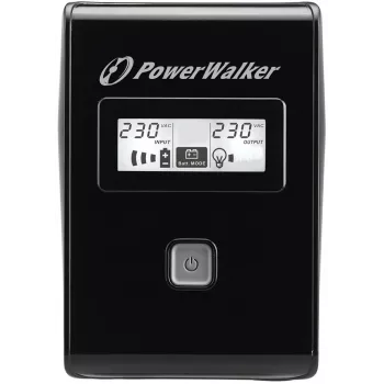 PowerWalker VI 850 LCD sistema de alimentación ininterrumpida (SAI) Line-Interactive 0,85 kVA 480 W