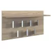 Perchero Top e shop WIESZAK 2F SONOMA — aglomerado, acabado roble, 7 ganchos, 700×200×400 mm