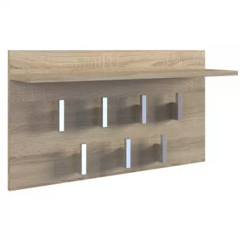 Perchero Top e shop WIESZAK 2F SONOMA — aglomerado, acabado roble, 7 ganchos, 700×200×400 mm