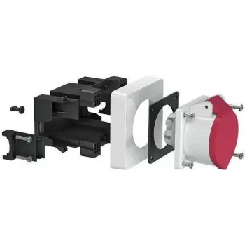 Toma empotrable para aparatos CEE 71GDCEE16 16 A 118x98x125 negro grafito (6119483)