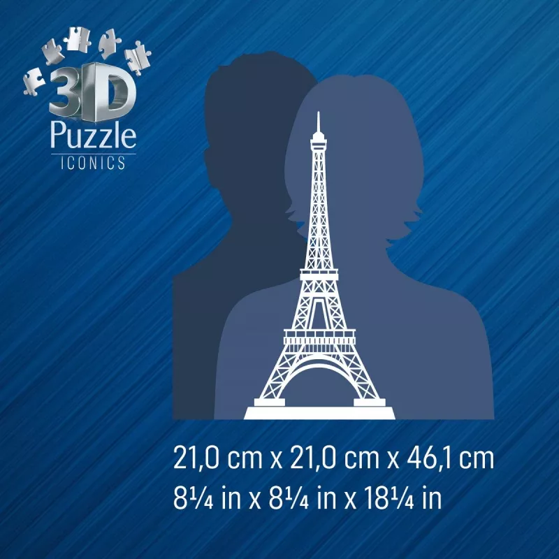 Puzle 3D Torre Eiffel