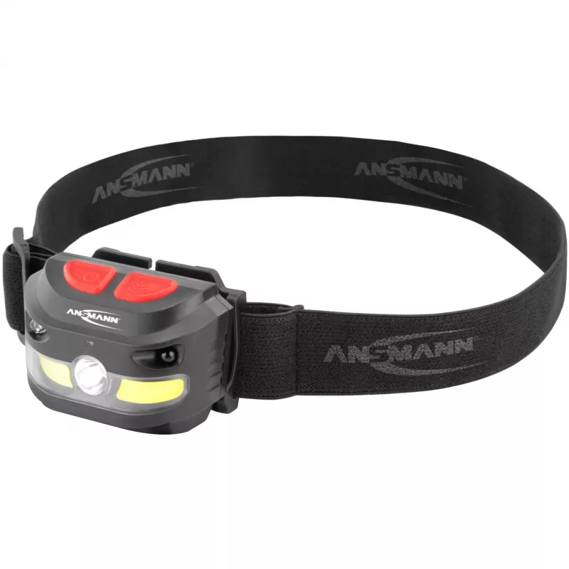 Linterna frontal Ansmann HD250RS negra COB LED 4W IP54