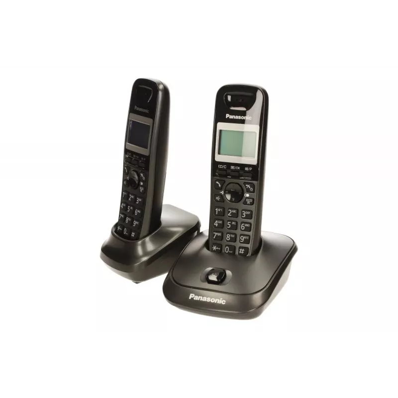 Panasonic KX-TG2512 teléfono DECT gris identificación de llamadas