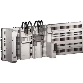 Adaptador Rittal 9635.210 para interruptores eléctricos, carcasa de poliamida, gris claro, 45 mm de ancho