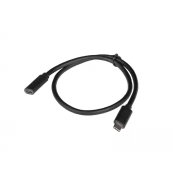 Cable USB-C a USB-C LANBERG CA-USBE-20CC-0005-BK, USB 3.2 Gen 1 (5 Gbit/s), 0,5 m, negro