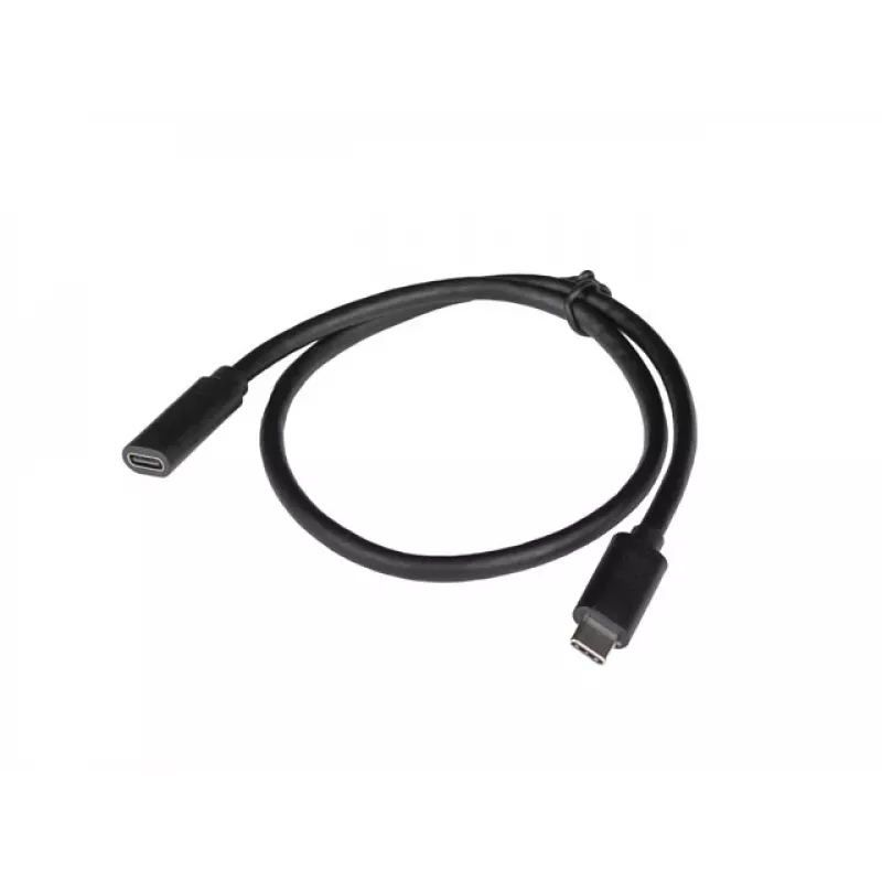 Cable USB-C a USB-C LANBERG CA-USBE-20CC-0005-BK, USB 3.2 Gen 1 (5 Gbit/s), 0,5 m, negro