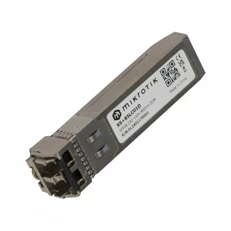 Mikrotik XS+85LC01D Módulo transceptor de red fibra óptica 25000 Mbit/s SFP28 850 nm