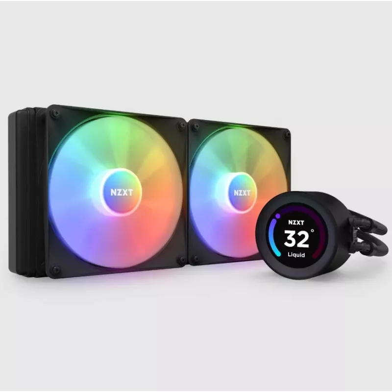 Refrigeración líquida NZXT Kraken Elite 280 RGB 14 cm negro