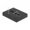 Breadboard DELOCK 18317 — placa de prototipado de plástico, sin soldadura, 36×46×10 mm, negro