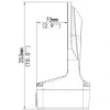 Soporte de pared ALLNET ALL-CAM2495-LVEFN con caja de conexiones — soporte de pared exterior para ALL-CAM2495-LVEFN