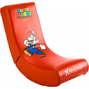 Sillón gaming X Rocker Nintendo Floor Rocker - Mario - rojo
