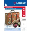 Película PET autoadhesiva Lomond 1708461 A4 Blanca brillante, 10 hojas