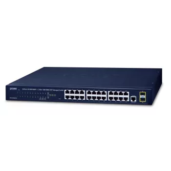 Switch gestionado L2 Gigabit Ethernet PLANET GS-4210-24T2S