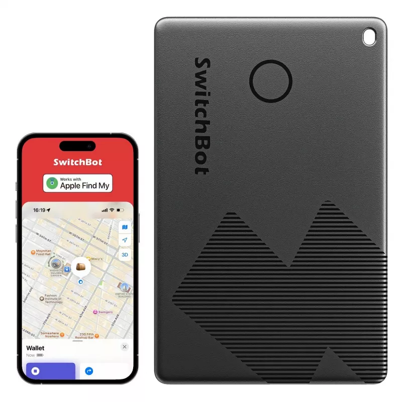 Switchbot tarjeta rastreadora de cartera compatible con NFC (W2500032)