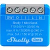 Módulo de relé inteligente compacto Shelly 1 Mini Gen4, 1P 8A, Wi‑Fi/Matter/Zigbee/Bluetooth, 110–240 V (2 uds.)