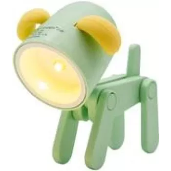 Lámpara de mesa LED RealPower 486312 verde 1 bombilla alimentada por batería