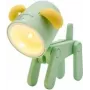 Lámpara de mesa LED RealPower 486312 verde 1 bombilla alimentada por batería