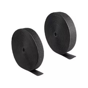 DeLOCK cinta de velcro Heavy-duty 25 m x 50 mm negro