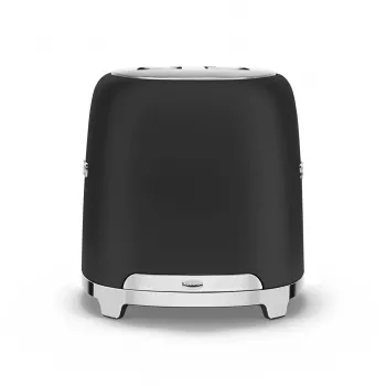 Tostadora Smeg 50's Style TSF01BLMEU 2 rebanadas Negro Acero inoxidable