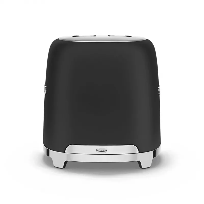 Tostadora Smeg 50's Style TSF01BLMEU 2 rebanadas Negro Acero inoxidable